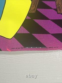 Vintage 1971 Original Pro Arts The Last Blast Blacklight Poster 28 X 42