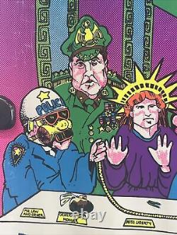 Vintage 1971 Original Pro Arts The Last Blast Blacklight Poster 28 X 42