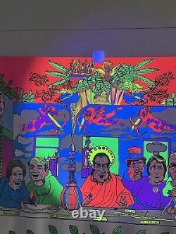 Vintage 1971 Original Pro Arts The Last Blast Blacklight Poster 28 X 42