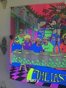 Vintage 1971 Original Pro Arts The Last Blast Blacklight Poster 28 X 42