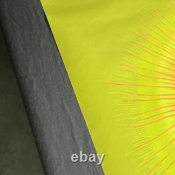 Vintage 1971 SMILE Sunburst BlackLight Poster Synthetic Trips McCully 27x21 NOS
