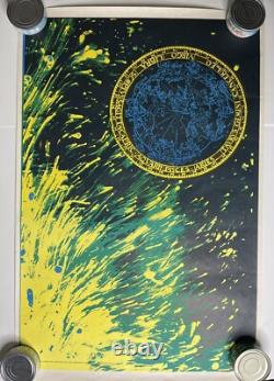 Vintage 1972 Black Light Zodiac Signs Poster Artko Zodiac 134