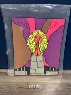 Vintage 1972 Grateful Dead Kaymac Blacklight Poster 1622