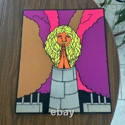 Vintage 1972 Grateful Dead Kaymac Blacklight Poster Sign Ken Diskin