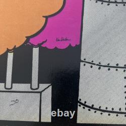 Vintage 1972 Grateful Dead Kaymac Blacklight Poster Sign Ken Diskin