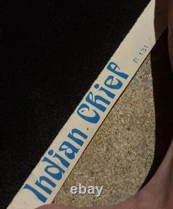 Vintage 1972 Indian Chief by Funky Enterprises Flocked Blacklight Poster #131