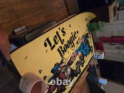 Vintage 1972-Psychedelic Poster-Lets Boogie-Black Light Gemini Rising Inc NY