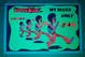 Vintage 1972 Truckin' My Blues Away Blacklight Poster