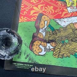 Vintage 1972 Universal Poster Corp The Boogie Man Is Comin Blacklight Poster P32