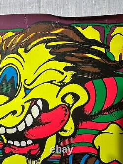 Vintage 1973 Blacklight Poster By Tradewinds Fart! It's Good For Your Karma