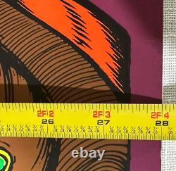 Vintage 1973 Blacklight Poster By Tradewinds Fart! It's Good For Your Karma