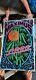 Vintage 1973 Maximus Super Weed Marijuana Plant Blacklight Poster Billy Hoorman