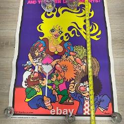 Vintage 1973 Snow Dust And The Seven Little Snorts Drug Poster Hanson 23x35 P24