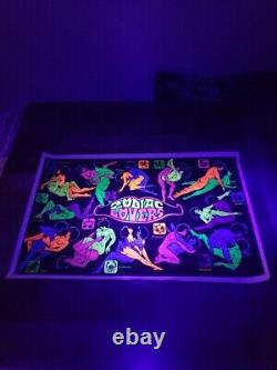 Vintage 1973 ZODIAC LOVERS #138 (b) Blacklight Velvet Poster 23 x 35 Rare Htf