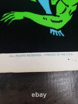 Vintage 1973 ZODIAC LOVERS #138 (b) Blacklight Velvet Poster 23 x 35 Rare Htf