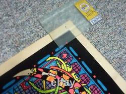 Vintage 1974 Velva-Print Blacklight Poster Felt Velvet Spectrum Psychedelic 70s