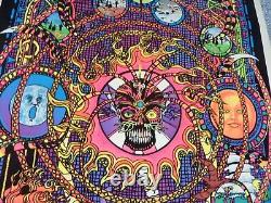 Vintage 1974 Velva-Print Blacklight Poster Felt Velvet Spectrum Psychedelic 70s