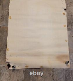 Vintage 1975 Alice Cooper Welcome to My Nightmare Blacklight Poster Rare 32x21