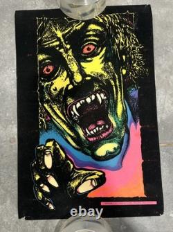 Vintage 1975 Pro Arts Asylum Blacklight Poster headshop psychadelic 16x10 Rare