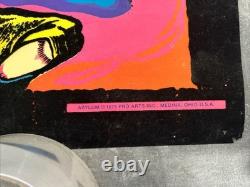 Vintage 1975 Pro Arts Asylum Blacklight Poster headshop psychadelic 16x10 Rare
