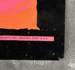 Vintage 1975 Pro Arts Asylum Blacklight Poster headshop psychadelic 16x10 Rare