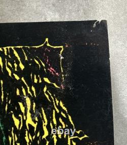 Vintage 1975 Pro Arts Asylum Blacklight Poster headshop psychadelic 16x10 Rare