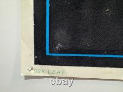 Vintage 1976 Funky Enterprises Blacklight Poster 928 Leaf + 1993 Phillies Blunt