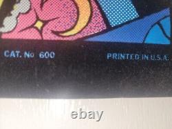 Vintage 1977 black light poster by Western Graphics Corporation PINBALL WIZARD