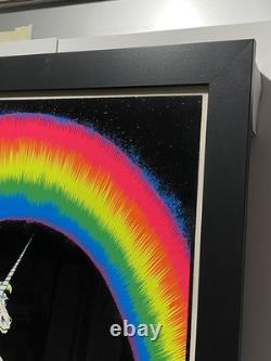 Vintage 1980 Unicorn in Paradise Blacklight Poster #939 by Funky Enterprises