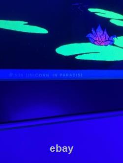 Vintage 1980 Unicorn in Paradise Blacklight Poster #939 by Funky Enterprises