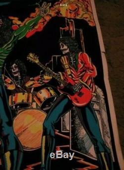 Vintage 1981 Blacklight Poster We Sold Our Souls For Rock & Roll Black Sabbath