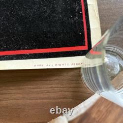 Vintage 1981 RARE Harley Davidson Felt Black Light Poster USED