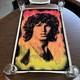 Vintage 1981 Rare Jim Morrison The Doors Colorful Black Light Used Poster