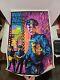 Vintage 1982 In The Name Of The Law Police Cop Blacklight Flocked Poster #967