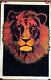 Vintage 1982 Noble Lion Black-light Poster #974 Aa Graphics Funky Velvet B182