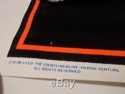 Vintage 1984 FREDDIE KRUEGER A Nightmare On Elm Street Blacklight Poster RARE