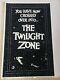 Vintage 1989 Original 23x35 Pf-197 Iconic Twilight Zone Felt Blacklight Poster