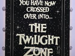 Vintage 1989 Twilight Zone Flocked Blacklight Poster CBS Inc PF-197 23 x 35