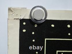 Vintage 1989 Twilight Zone Flocked Blacklight Poster CBS Inc PF-197 23 x 35