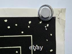 Vintage 1989 Twilight Zone Flocked Blacklight Poster CBS Inc PF-197 23 x 35