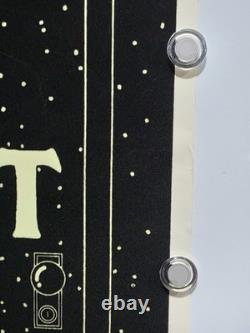 Vintage 1989 Twilight Zone Flocked Blacklight Poster CBS Inc PF-197 23 x 35