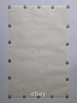 Vintage 1989 Twilight Zone Flocked Blacklight Poster CBS Inc PF-197 23 x 35