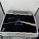 Vintage 1992 Pink Floyd Dark Side Of The 839 Flocked Black Light 34 X 23 Poster