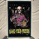 Vintage 1994 Fashion Victim Name Your Poison Black Light Poster 22.5x35 Felt