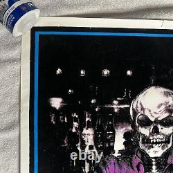 Vintage 1994 Fashion Victim Name Your Poison Black Light Poster 22.5x35 Felt