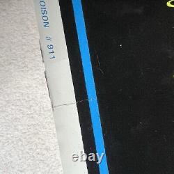 Vintage 1994 Fashion Victim Name Your Poison Black Light Poster 22.5x35 Felt