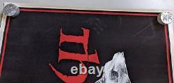 Vintage 1994 The Crow Logo 1698 Felt Flocked Black Light 34 x 23 Vintage Poster