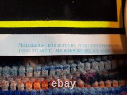 Vintage 1995 Phuncky Pheel Cypress Hill Smoking Blacklight Velvet Poster 23×35