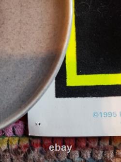 Vintage 1995 Phuncky Pheel Cypress Hill Smoking Blacklight Velvet Poster 23×35