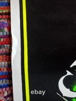 Vintage 1995 Phuncky Pheel Cypress Hill Smoking Blacklight Velvet Poster 23×35